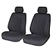 Price comparison product image UKB4C Modern Black Front Set Car Seat Covers for Land Rover Defender New Shape