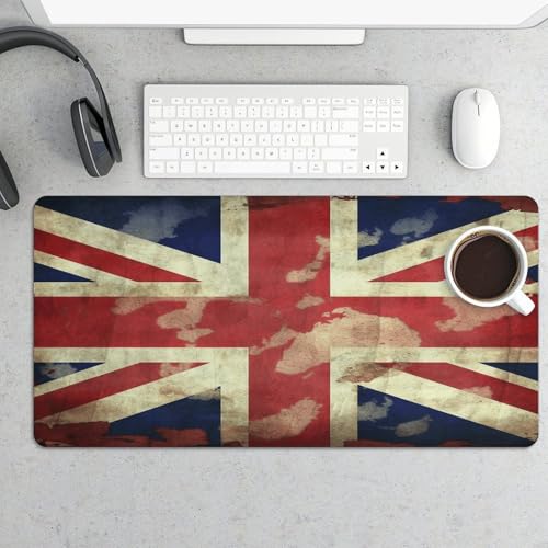Alfombrilla de escritorio Vintage Union Jack de caucho miniatura 5