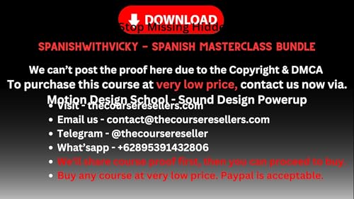 Thecourseresellers.com - SpanishWithVicky - Spanish Masterclass Bundle
