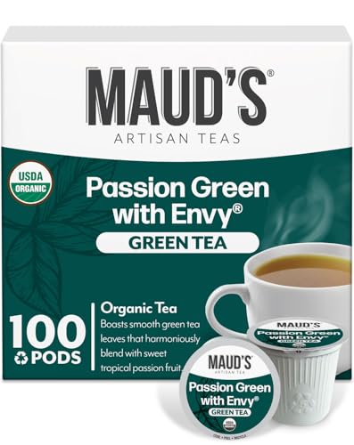 Maud's Organic Passion Green Tea Pods