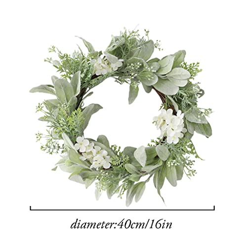Couronnes extérieures pour porte d'entrée de haute qualité aux fleurs faites main - 3