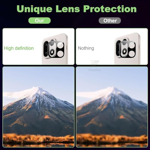 Image of Pack 1- Back Camera Glass Protector for OnePlus 15 5G [3D Premium] Camera Glass Protector (Black)