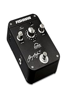 16 custom Fishman Aura Images created and used by Jerry Douglas specifically for resophonic guitars Feedback-fighting Phase switch Bypass/Mute foot switch