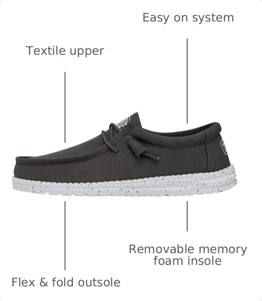 Image of Hey Dude Mens Wally SlubMoc Toe Shoes