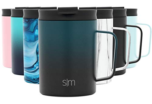 Simple Modern Scout 350mL Termo Taza Vaso Termico de Viaje Café Para Llevar Acero Inoxidable Tapa Prueba de Fugas Botella Agua Regalos originales para mujer u hombre Dos Tonos: Luz de la Luna