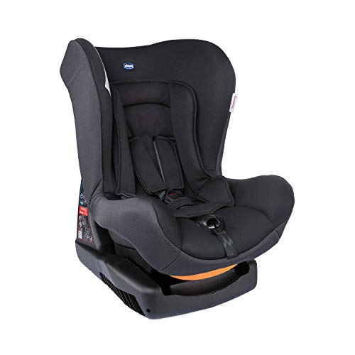 Chicco Cosmos Silla de Coche Reclinable para Bebs de 0-18 kg, Grupo 0+/1 para Nios de 0-4 aos, Fcil de Instalar, Cojn Reductor para Bebs, Acolchado Suave - Negro (Jet Black)