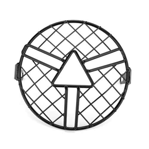 Grille phare moto 7 pouces avec montage en métal robuste et finition soignée