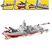 WASAiKA Military Naval Vessel Naval Ship with Launching Cruise Missile and Battle Ship Group, Small Scale Pull Back Fighter Jet, Ideal Present Army Toys Set for Kids Boys Girls