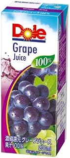 Dole 葡萄100% 200毫升×18瓶