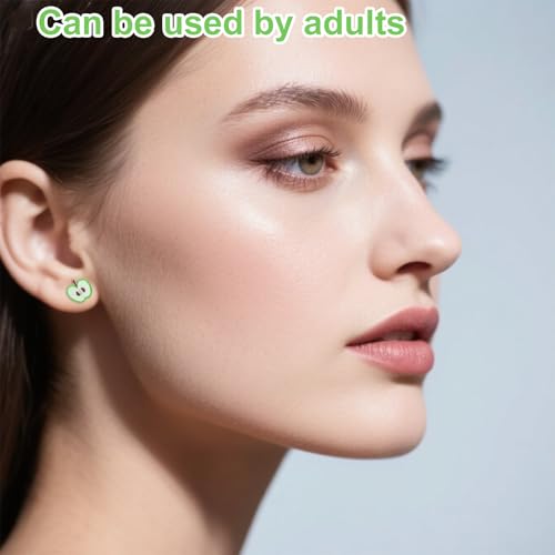 6 Pairs Fruit Earrings Studs, Adorable Plastic Earrings for Sensitive Ears Cute Strawberry Starfruit Corn Avocado Ear Jewelry for Women - Thumbnail 6