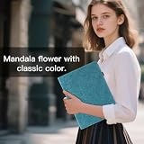 laddutoi Etui do Lenovo Idea Tab 11 cali 2025 / K11 Gen2, pokrowiec ze skóry PU z uchwytem obrotowym 360°, etui z klapką Pokrowiec ochronny do Lenovo Idea Tab/K11 Gen2, niebieskie