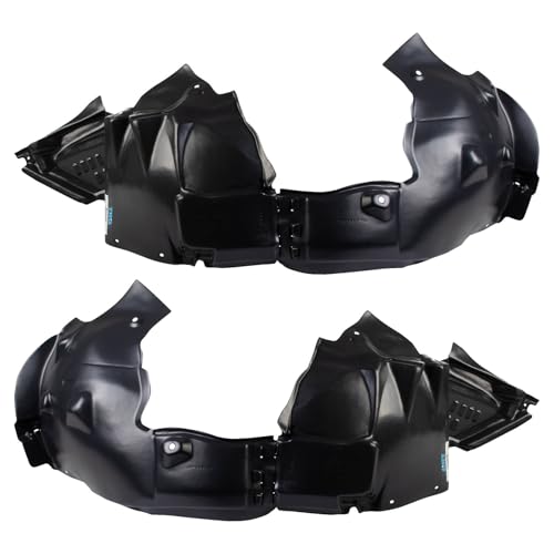 Image of TRQ Front Inner Fender Liner Set Compatible with 2012-2016 Chevrolet Sonic GM1248236 GM1249236