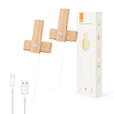 ASAWASA Under Cabinet Lights,Motion Sensor Light Indoor, 2 Pack Magnetic Dimmable Closet Lights, Wireless Under Counter Lights for Kitchen（White Light）