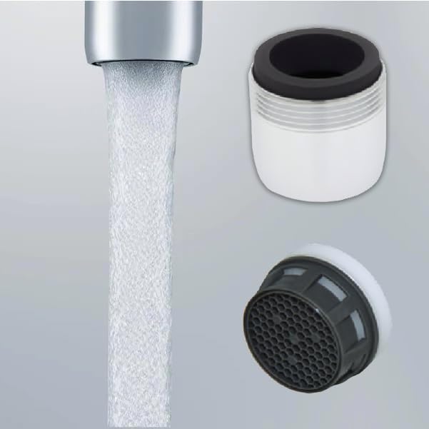 Economy Flow Aerator Standard & Junior Faucet Size Aerated Stream 1.0 gpm / 1.5 gpm Male, Female, Dual Thread 12 1200 5 (Green 1.5 gpm, Dual Thread Regular)