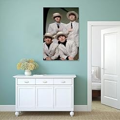 LUISAS Poster décoratif sur toile The Beatles – Impression d’art moderne pour chambre à coucher – 30 x 45 cm - Les Beatles, Paul McCartney, John Lennon, RIngo Starr, George Harrison LUISAS Poster décoratif sur toile The Beatles - Impression d'art moderne pour chambre à coucher - 30 x 45 cm – Image 4