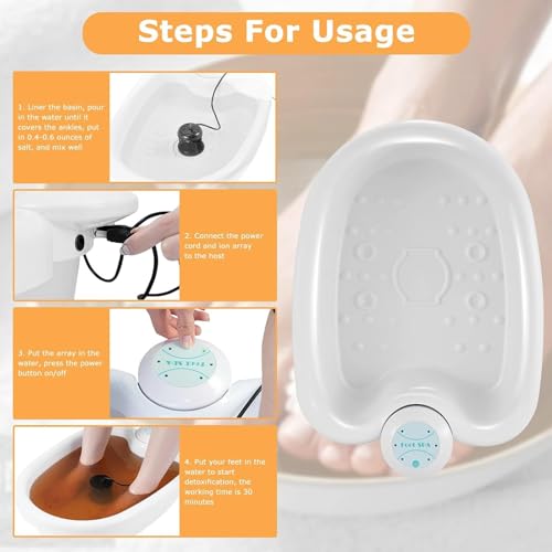 Masajeador Spa Detox para Pies Ionizado Dual miniatura 5