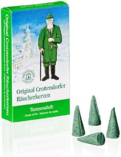 Crottendorfer incense candle, fir tree fragrance, 24 pieces