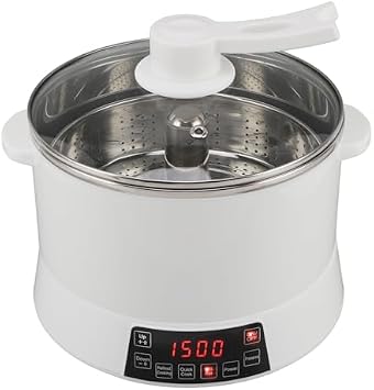 Large Capacity Rice Cooker with Smart Sugar Removal Function, 4L Electric Rice Cooker with Steamer Basket, Fast Cooking & Keep Warm for Family Meals