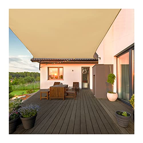 Voile d'ombrage contre la chaleur et la pluie sur la terrasse