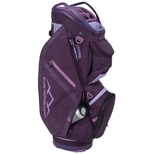 Sun Mountain Bolsa feminina Stellar Golf Cart 2024 roxa