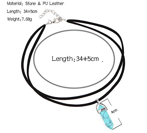 Kercisbeauty Black Wrap Velvet Choker With Black Gemstones Healing Stones Women Girls Everyday Boho Necklace Gift Her Jewelry Hippie Crystal #TOP4