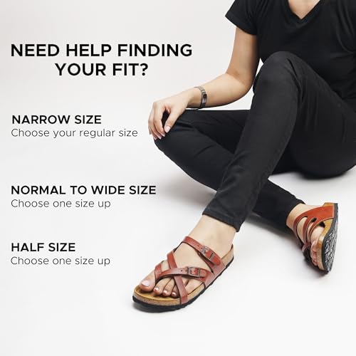Image of AEROTHOTIC Recovery Slides for Women Cork Footbed Adjustable Straps Sandals