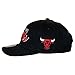 Mitchell & Ness Chicago Bulls Team Script 2.0 Stretch Snapback Hat Adjustable Cap - Black/Classic Script