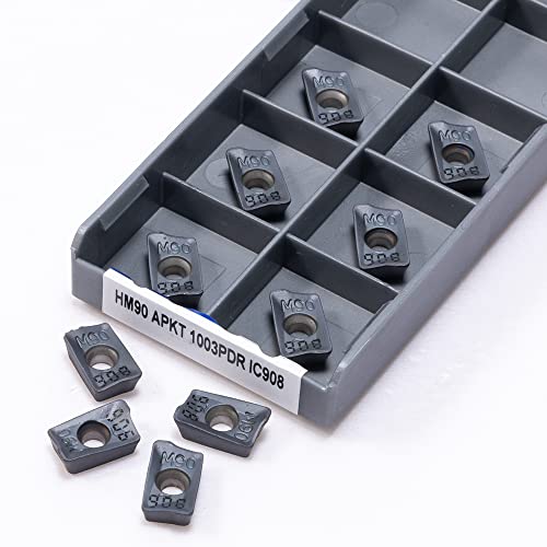10 piezas herramientas de torneado CNC con insertos de carburo miniatura 4