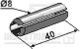 mulag fme 500 Spannstift 8 X 40 mm 63-MUL-87 passen für Mulag Mulcher