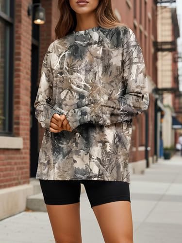 Image of Trendy Queen Womens Oversized Long Sleeve Shirts Fall Tops 2026 Basic Tees