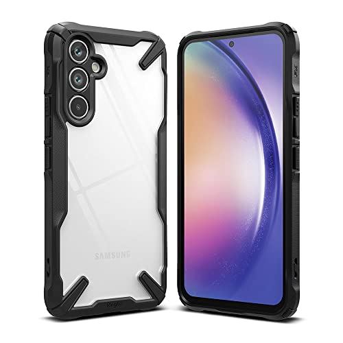 Capa Anti Impacto Ringke Modelo Fusion X Compatível com Galaxy A54 (6.4 Pol) (Preto)