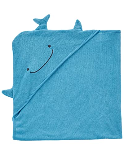 Image of Carter's Baby Hooded Towel (Light Blue)
