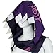 KAKUKAKU Jinx Arcane Cosplay Outfit Purple Printed Hat Game LoL Accessories Outfits Halloween Party Role Play Suit for Women (only Hat,one size)