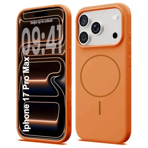 Image of Kratos Active Grip Silicone Case Cover Compatible with iPhone 17 Pro Max - Enhanced Protection, Wireless Magnetic Charging Case with Raised Edge Camera & Screen Protection, Shock-Resistant Design