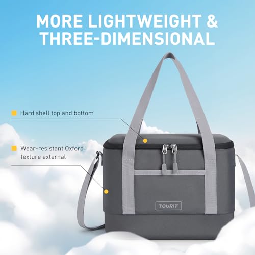 Tourit TR2103080AN176-DS-FUS 12L Carry Out Soft Cooler Insulated Travel Bag Lunch Cooler thumb #3