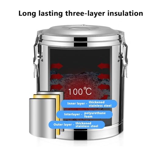 Seau isolant en acier inoxydable 304 pour la conservation des fluides
