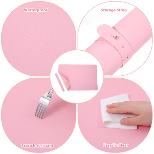 HJZHII Nailart, składana podkładka pod podłokietniki na paznokcie, miękka poduszka pod nadgarstek ze skóry PU, na paznokcie, podkładka na biurko, do manicure, poduszka treningowa, do wykonywania