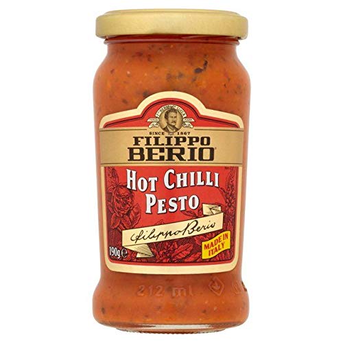 Filippo Berio Hot Chilli Pesto - 190g - Pack of 3