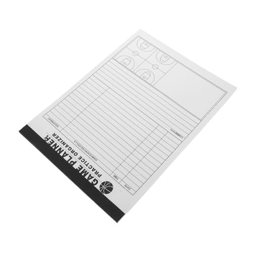 Yardwe Portable Basketball Score Record Book Basketball Supplies for and Players