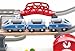 Hape City Railway and Train Bucket Set Toy with Hoisting Magnetic Crane for Trains, Trucks, and Cargo for Kids Ages 3 and Up, Multicolor