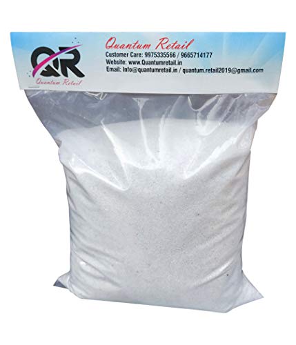 (5 kg) - White Sugar Sand Gravel for Aquarium/Home & Garden/Lawn Decoration/Aquarium Substrate/Terrarium/Sand/Aquarium Sand for Fish Tank