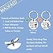 MAOFAED Best Friend Keychain Friendship Gift Cartoon Lover Gift Birthday Gift Friendship Keychain Gift for BFF