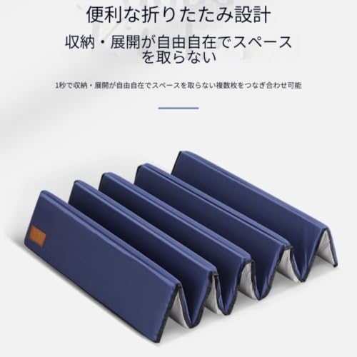 Sandqvipaマットレスリクライニング高反発硬質ロングシートカバー付き折りたたみ式式カーオーバーナイト折りたたみ式シエスタレス軽量洗濯セット処理滑り止め (グレー、幅70cm、厚さ2cm) [3]