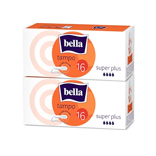 Image of Bella Tampons Super Plus Easy Twist 32 Pcs & Panty Soft Classic Liners, Pack Of 60 Scent: Unscented