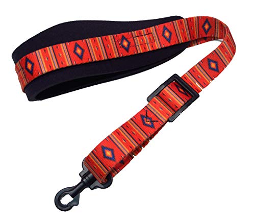 Legacystraps Saxophone Strap with soft neoprene neckpad and spring loaded locking swivel snaphook with Santa Fe design