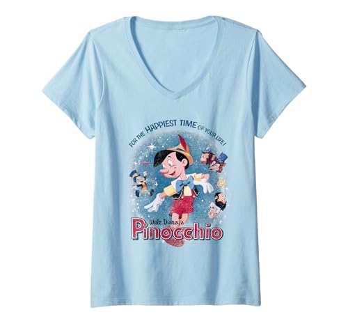 T-shirt Pinocchio Disney femme pour vos moments de bonheur en famille