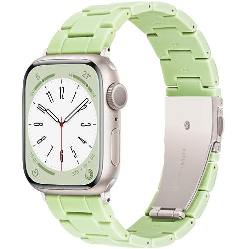 Image of Light House Apple Watch Bands-Fashion Lightweight Resin iWatch Bands for Women Men 38mm /40mm /41mm /42mm(Series 11 10), 49mm /46mm /45mm /44mm /42mm(S 3 2 1), Compatible with Apple Watch Series 11 SE 10 9 8 7 6 5 4 3 Ultra