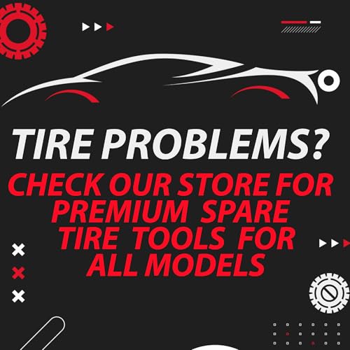 Image of Premium Spare Tire Lug Wrench Tool Replacement Kit Carbon Steel Compatible For 2003-2017 Ford Super Duty F-250 F-350 F-450 F-550 F250 F350 F450 F550