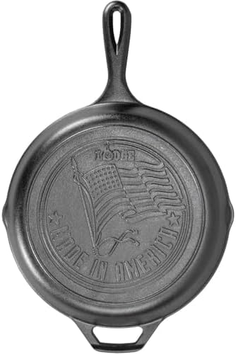 Lodge Cast Iron 10.25" Skillet with American Flag Design - Thumbnail 4