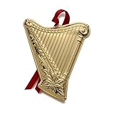 Wallace 2024 Gold Plated Musical Instrument Ornament - Harp 3rd Edition